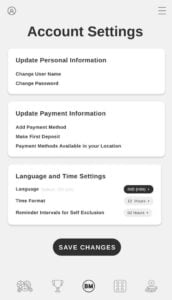 Change personal details guide - Changing your language