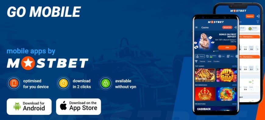 Mostbet app download for android and ios